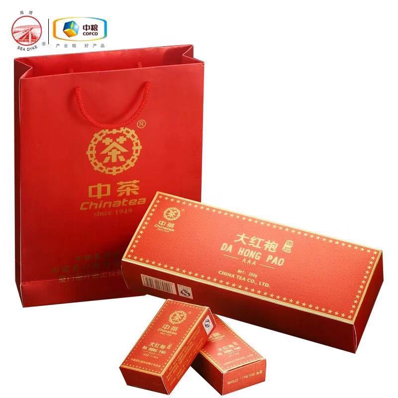 中粮中茶吉品大红袍150g整条