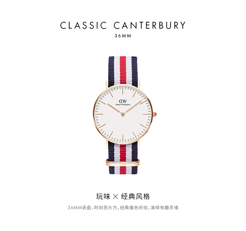 DW丹尼尔惠灵顿 女士石英腕表36mm