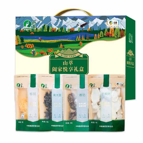 山萃-阖家悦享山珍礼盒370g