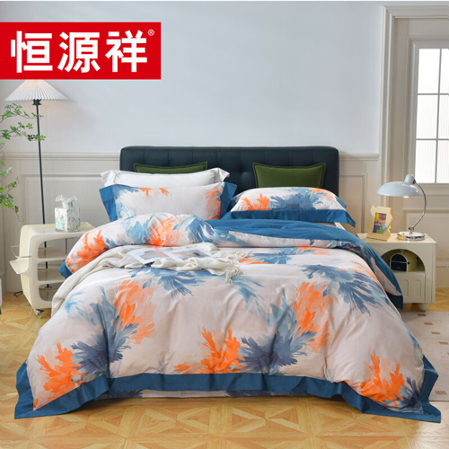 恒源祥·100支数码砚染倾城印花四件套TBK3010