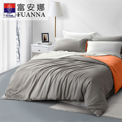 富安娜·磨毛四件套-时光简语