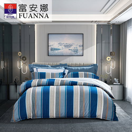 富安娜·纯棉四件套-时光回廊713101280